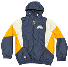 Keep Going Hometeam Pullover in navy, cream and gold, front view